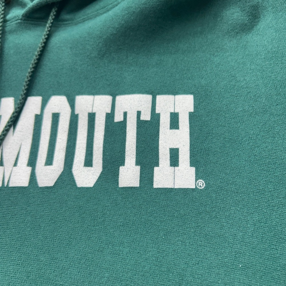 Vintage Dartmouth Hoodie by Camber USA Made Green Pullover Sweatshirt Size 2XL - Picture 7 of 13